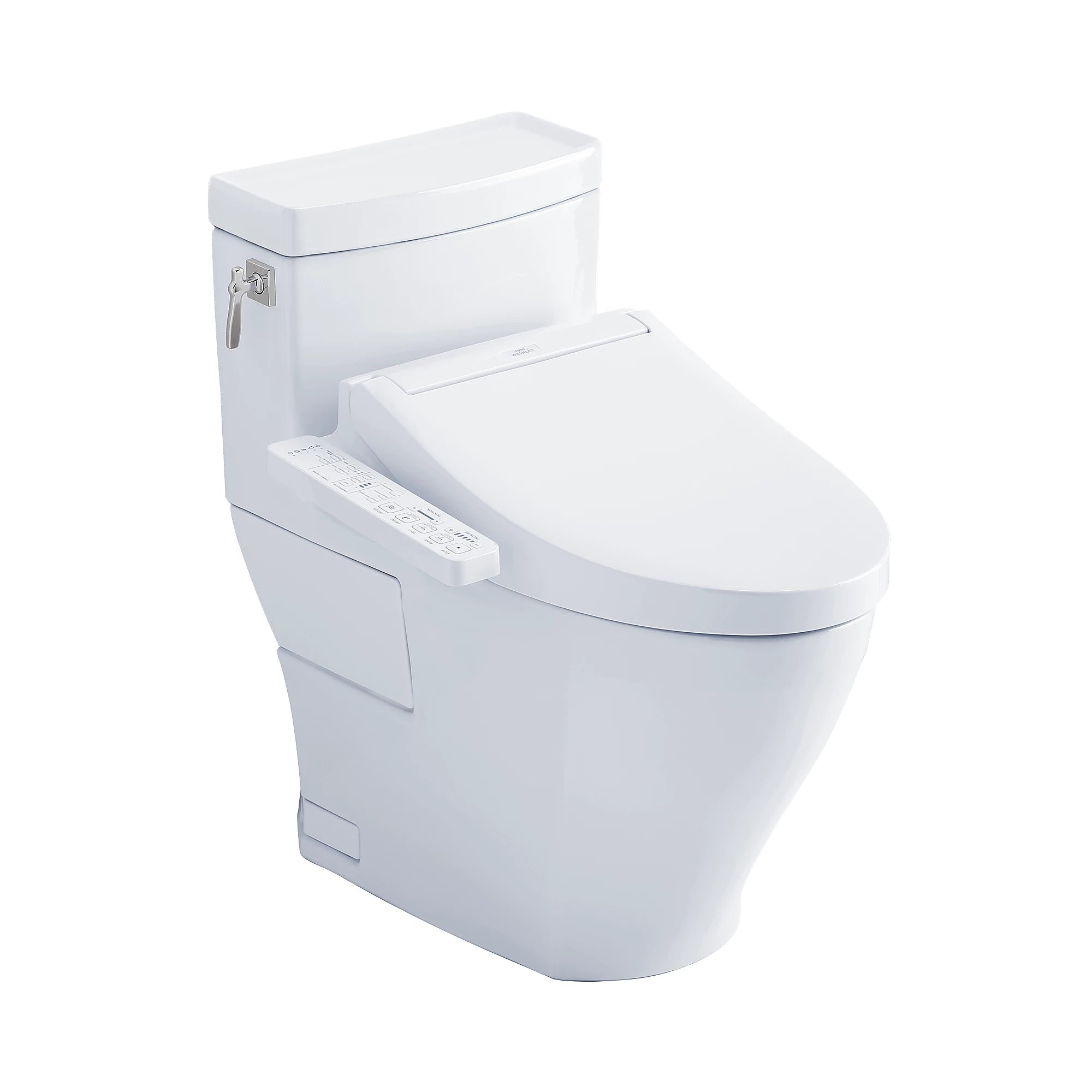 Inodoro TOTO Aimes de Una Pieza con WASHLET+ S7A, color Blanco