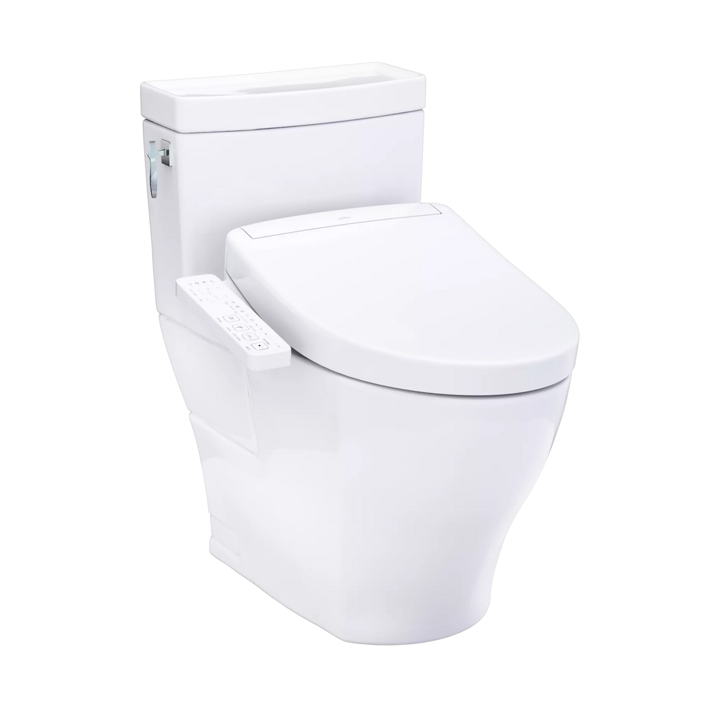 Inodoro TOTO Aimes de Una Pieza con WASHLET+ S2, color Blanco