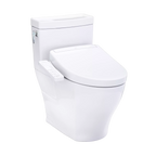 Inodoro TOTO Aimes de Una Pieza con WASHLET+ S2, color Blanco