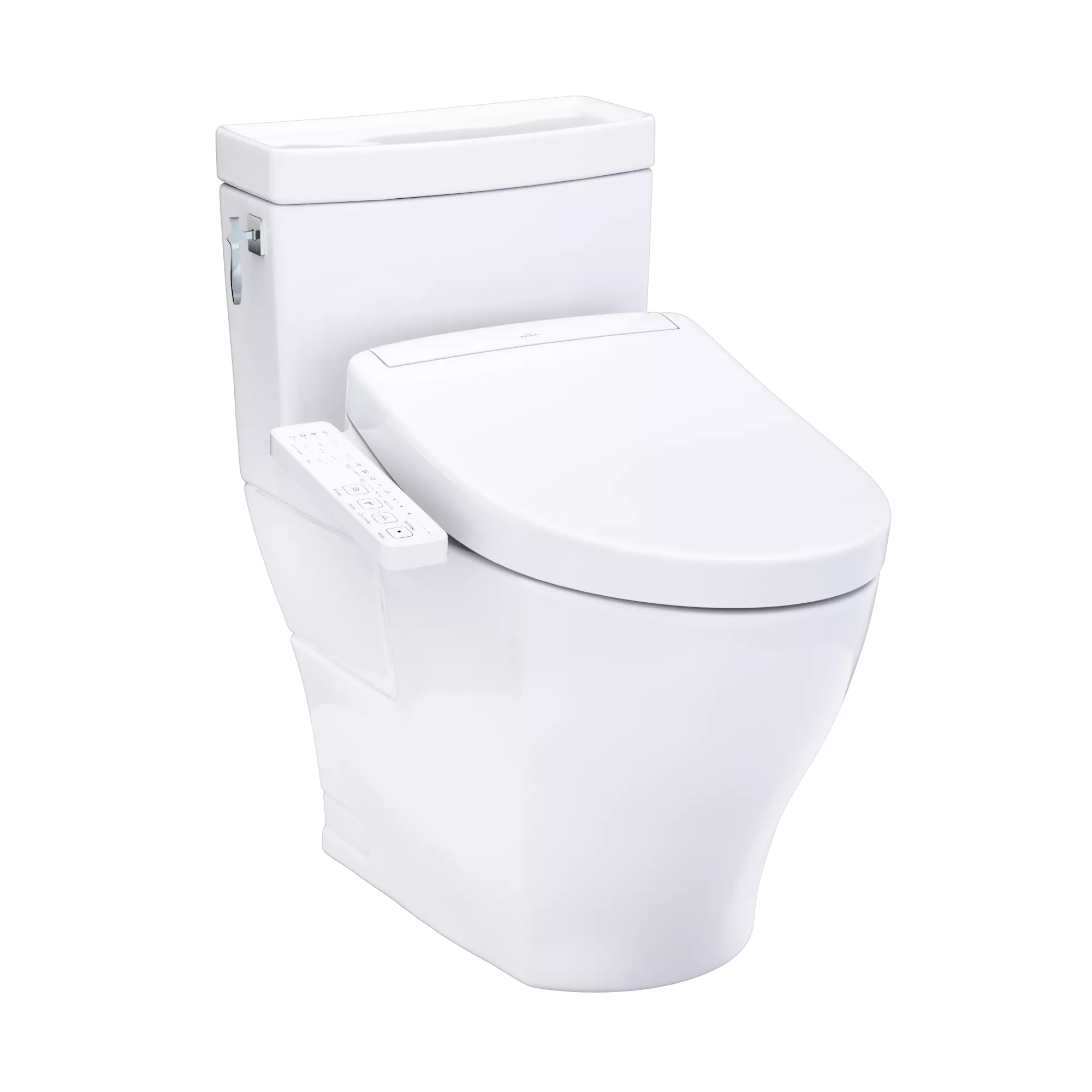 Inodoro TOTO Aimes de Una Pieza con WASHLET+ S5, color Blanco