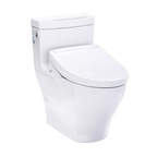 Inodoro TOTO Aimes de Una Pieza con WASHLET+ S7A, color Blanco