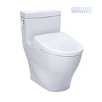 Inodoro TOTO Aimes de Una Pieza con WASHLET+ S2, color Blanco