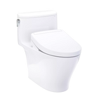 Inodoro TOTO Nexus 1G de Una Pieza con WASHLET+ S5, color Blanco