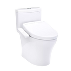 Inodoro TOTO Aquia IV de Una Pieza con WASHLET+ S7A, color Blanco