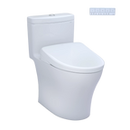 Inodoro TOTO Aquia IV de Una Pieza con WASHLET+ S7, color Blanco