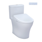 Inodoro TOTO Aquia IV de Una Pieza con WASHLET+ S2, color Blanco