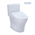 Inodoro TOTO Aquia IV de Una Pieza con WASHLET+ S5, color Blanco