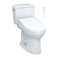 Inodoro TOTO Drake de Dos Piezas con WASHLET+ S2, color Blanco