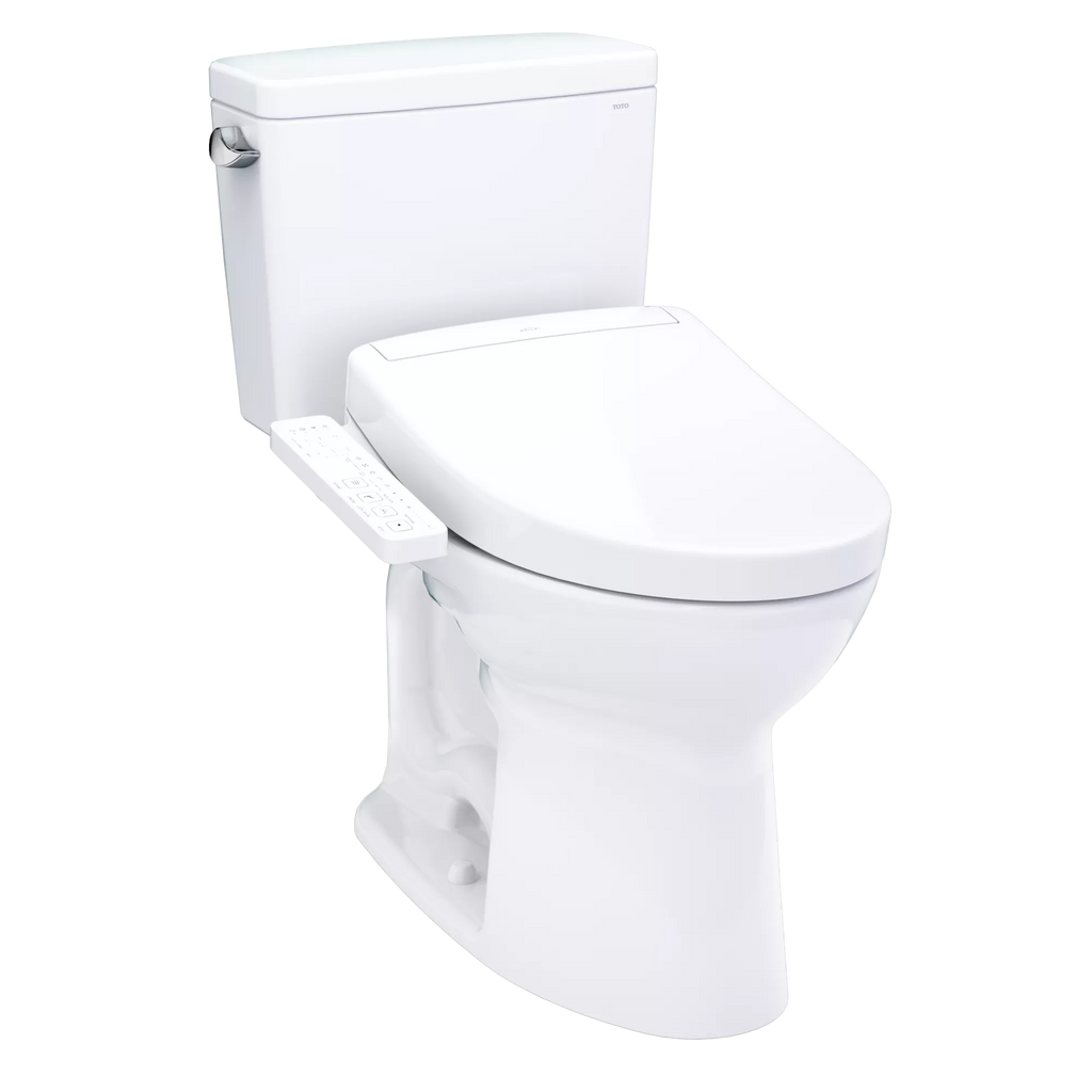 Inodoro TOTO Drake de Dos Piezas con WASHLET+ S2, color Blanco