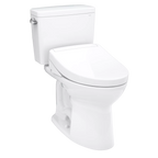 Inodoro TOTO Drake de Dos Piezas con WASHLET+ S2, color Blanco