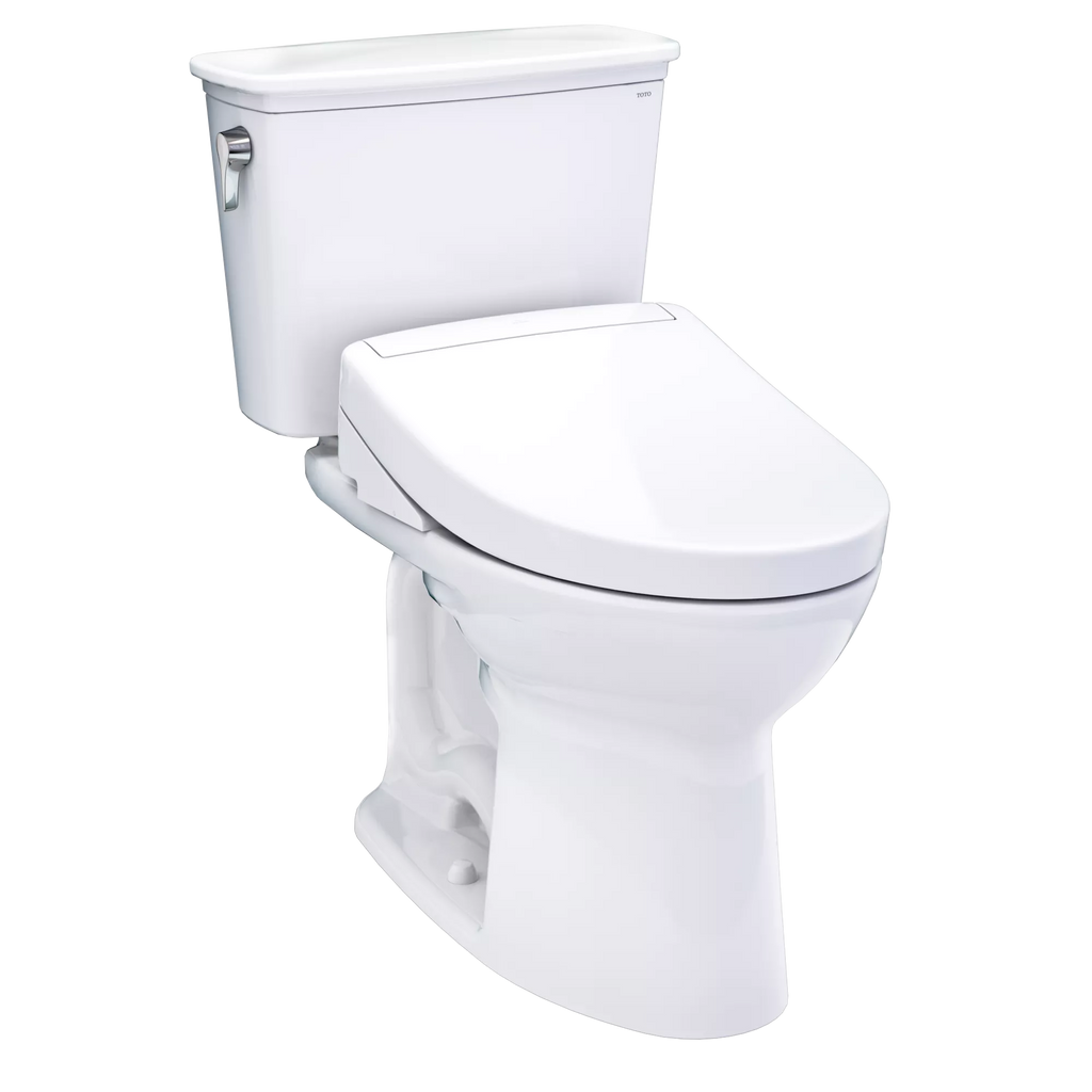 Inodoro TOTO Drake Transitional de Dos Piezas con WASHLET+ S5, color Blanco