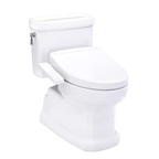Inodoro TOTO Guinevere de Una Pieza con WASHLET+ S2, color Blanco