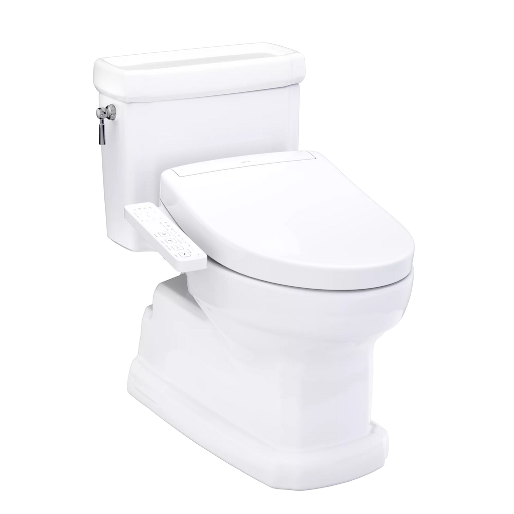 Inodoro TOTO Guinevere de Una Pieza con WASHLET+ S7, color Blanco