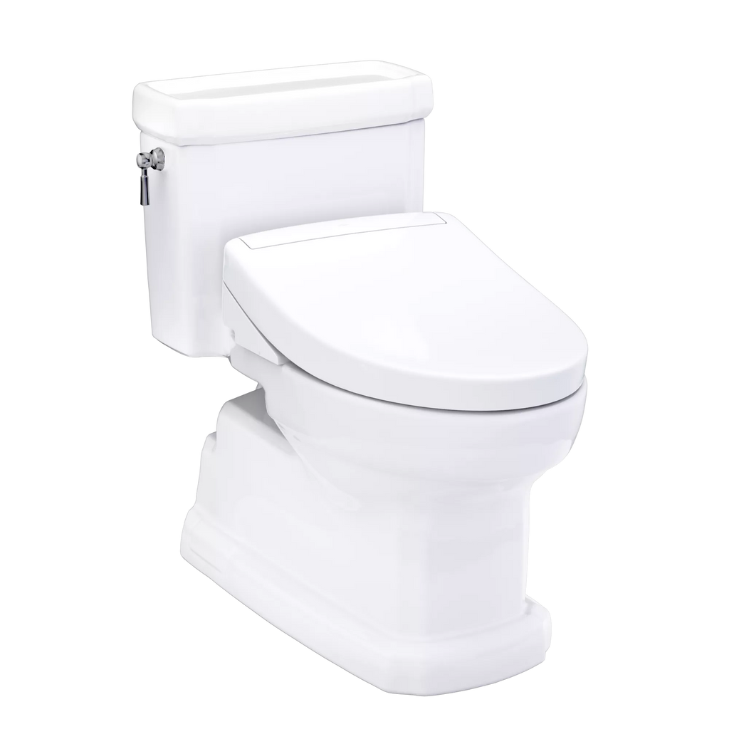 Inodoro TOTO Guinevere de Una Pieza con WASHLET+ S7, color Blanco