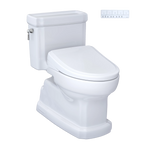 Inodoro TOTO Guinevere de Una Pieza con WASHLET+ S7, color Blanco