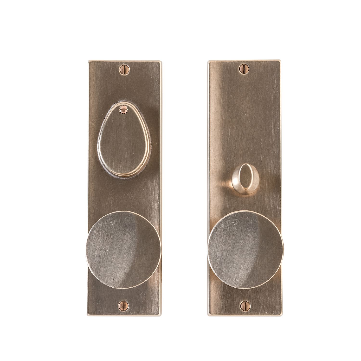 uego de Entrada Oasis 2 1/2" x 8" — Rocky Mountain Hardware bronce macizo
