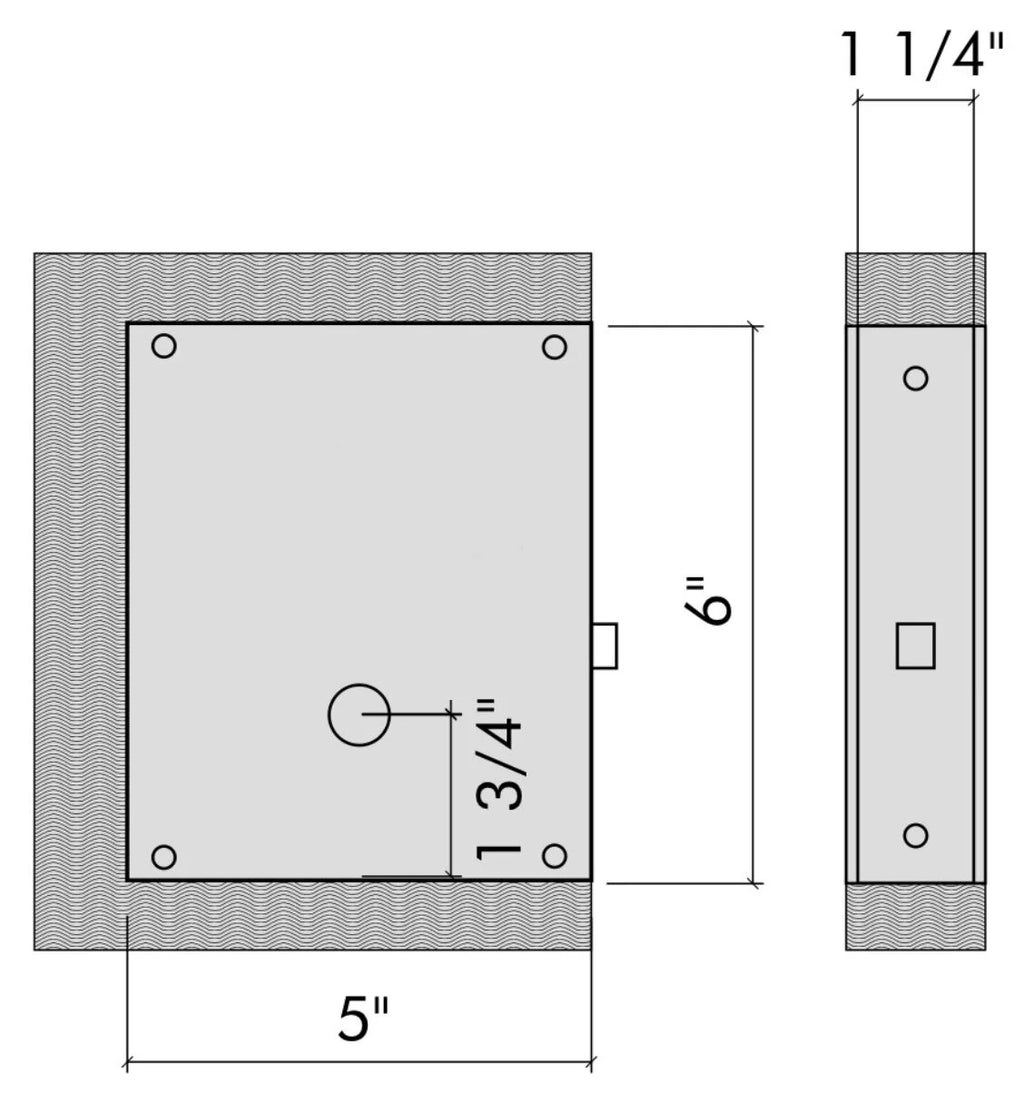 CS-N2065-8IML — dibujo de especificaciones y dimensiones