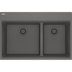 Franke Maris — Tarja Sobreponer 33″ de Fragranite — Gris Piedra