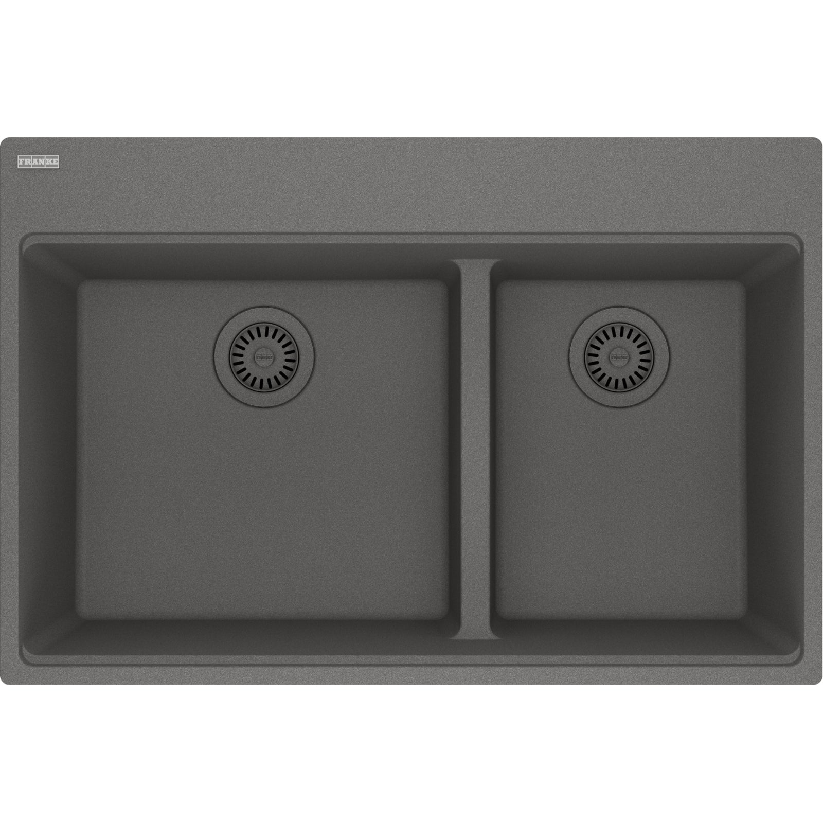 Franke Maris — Tarja Sobreponer 33″ de Fragranite — Gris Piedra