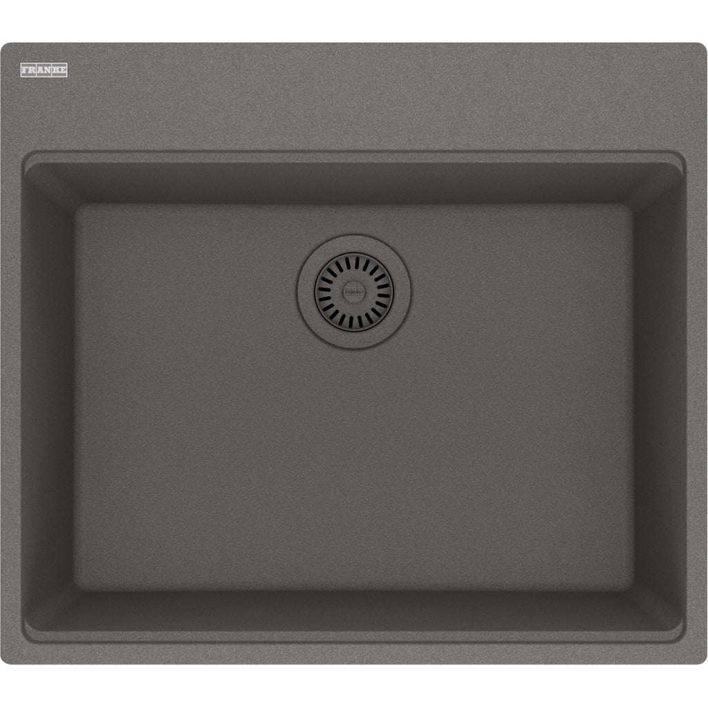 Franke Maris — Tarja Sobreponer 25″ de Fragranite — Gris Piedra