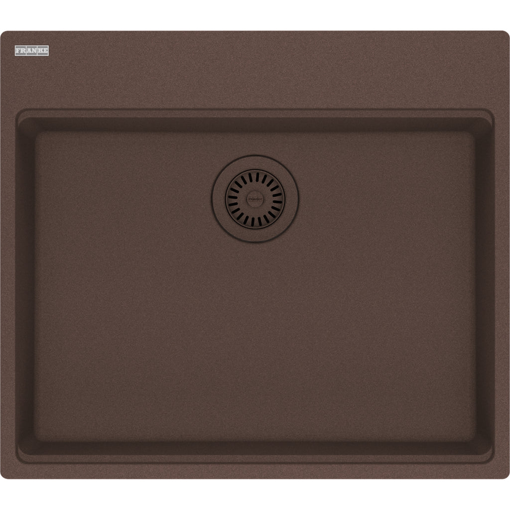 Franke Maris — Tarja Sobreponer 22″ de Fragranite — Moka