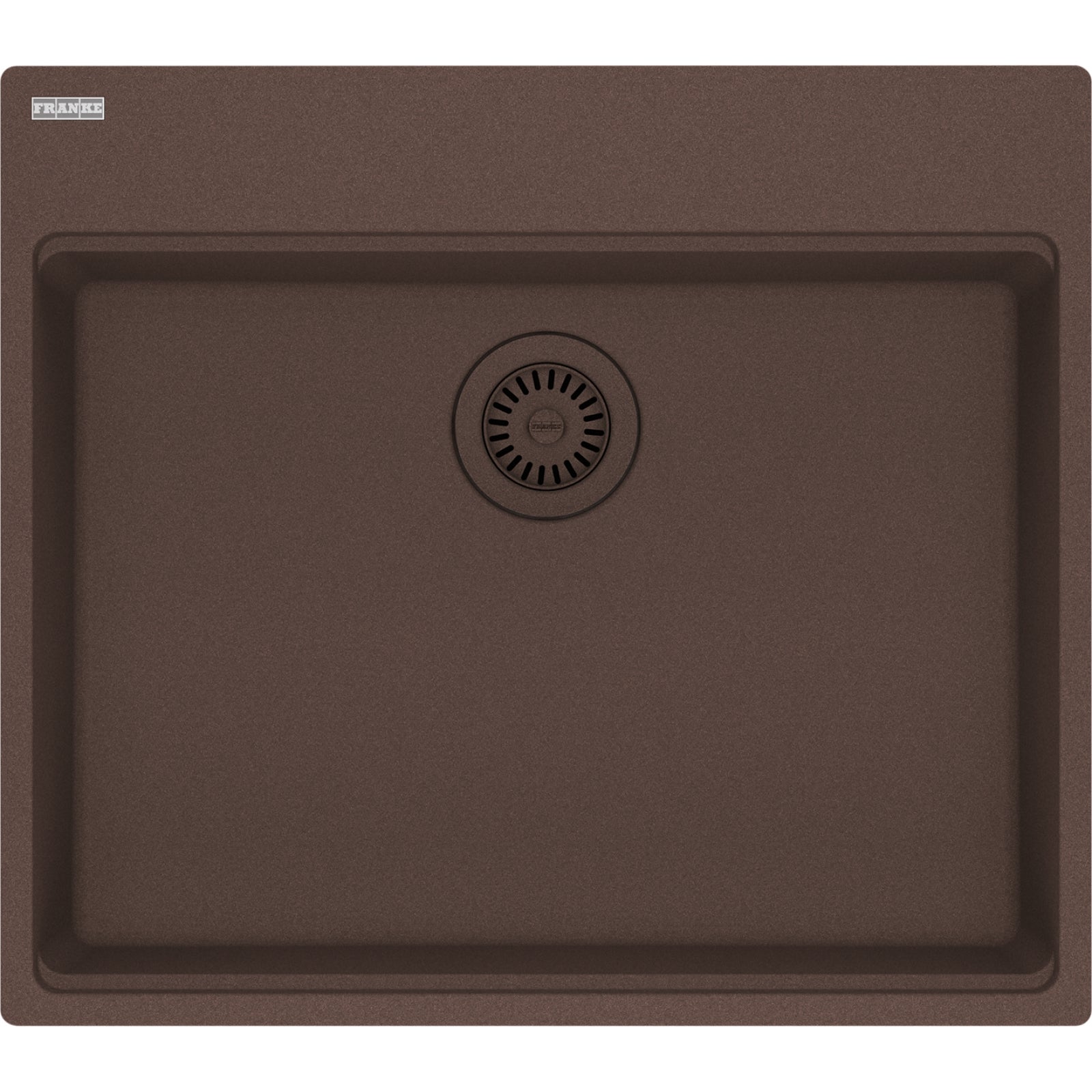 Franke Maris — Tarja Sobreponer 22″ de Fragranite — Moka