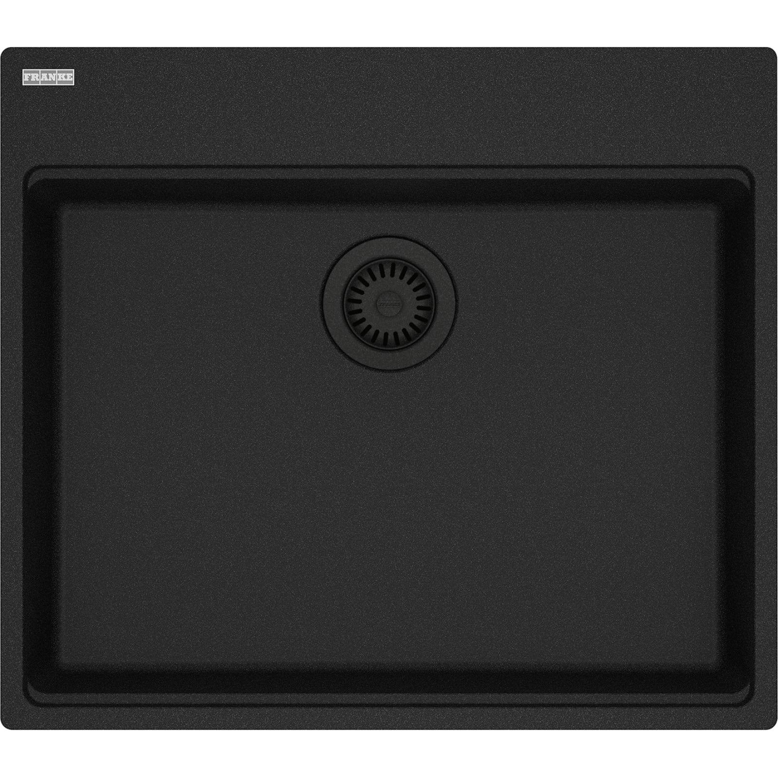 Franke Maris — Tarja Sobreponer 22″ de Fragranite — Ónix