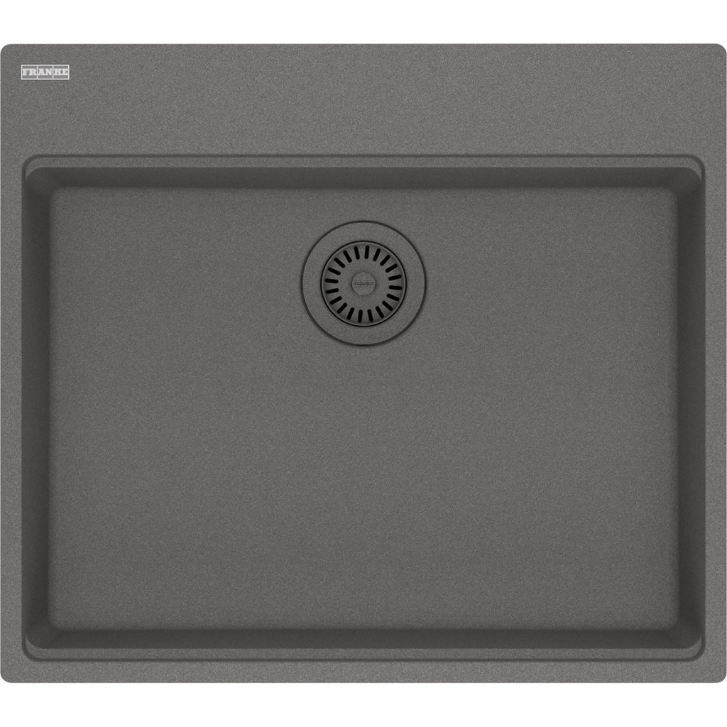 Franke Maris — Tarja Sobreponer 22″ de Fragranite — Gris Piedra