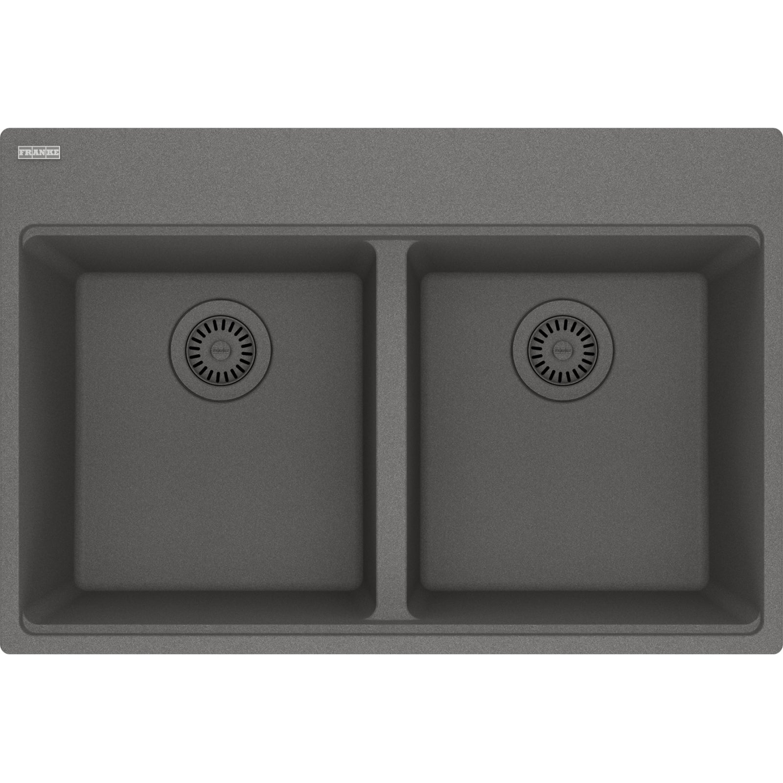 Franke Maris — Tarja Sobreponer 31″ de Fragranite — Gris Piedra