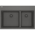 Franke Maris — Tarja Sobreponer 31″ de Fragranite — Gris Piedra
