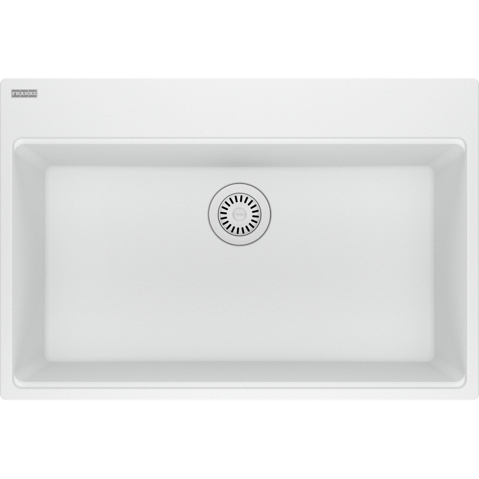 Franke Maris — Tarja Sobreponer 31″ de Fragranite — Blanco Polar