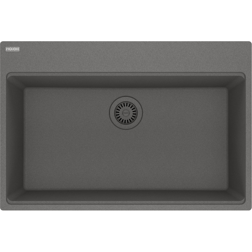 Franke Maris — Tarja Sobreponer 31″ de Fragranite — Gris Piedra