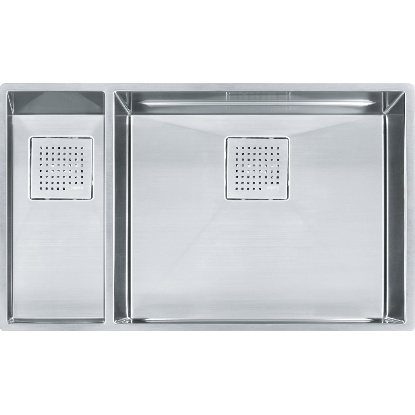 Franke Peak — Tarja Bajocubierta 31″ de Acero Inoxidable