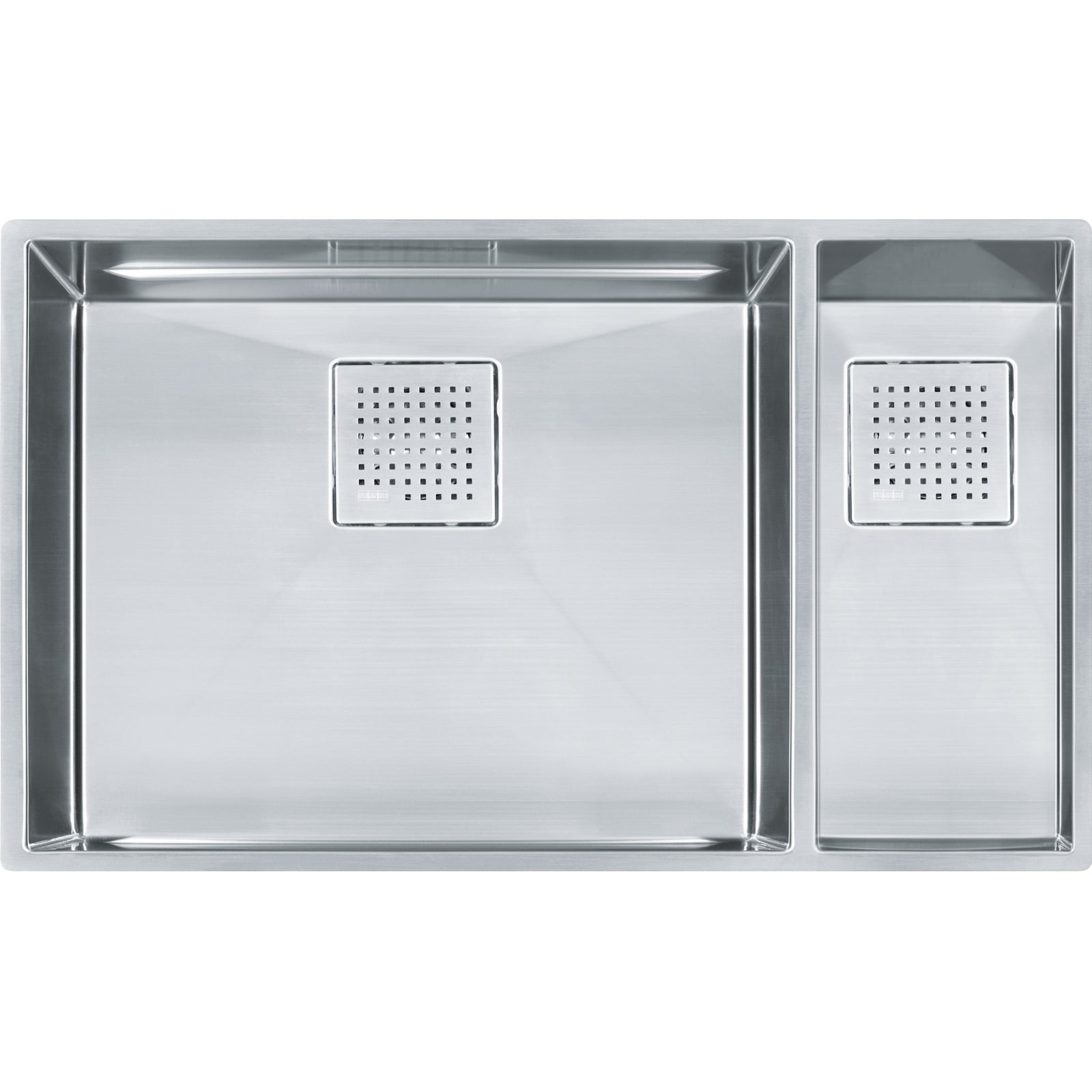 Franke Peak — Tarja Bajocubierta 31″ de Acero Inoxidable
