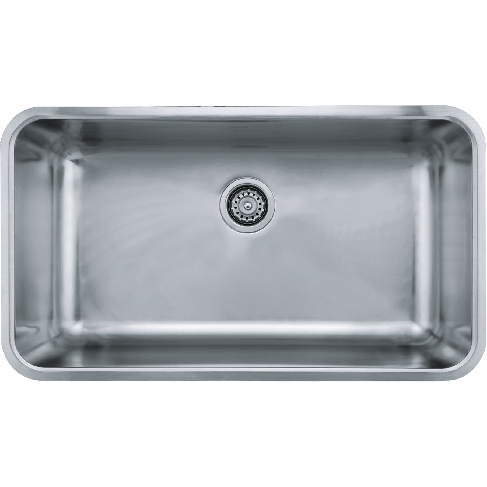 Franke Grande — Tarja Bajocubierta 33″ de Acero Inoxidable