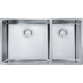 Franke Cube — Tarja Bajocubierta 31.5″ de Acero Inoxidable