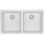 Franke Maris — Tarja Bajocubierta 33.5″ de Fragranite — Blanco Polar