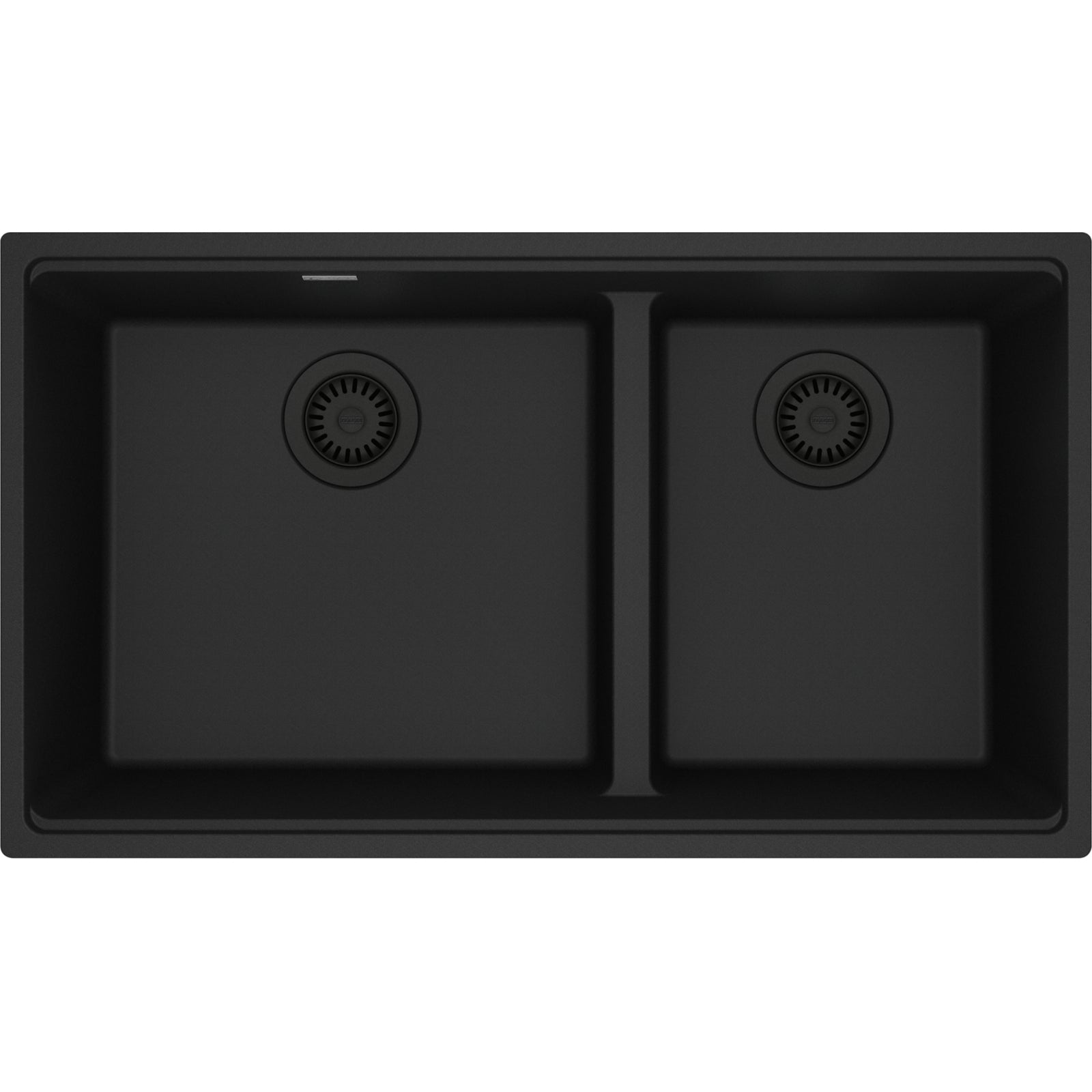 Franke Maris — Tarja Bajocubierta 33″ de Fragranite — Negro Mate