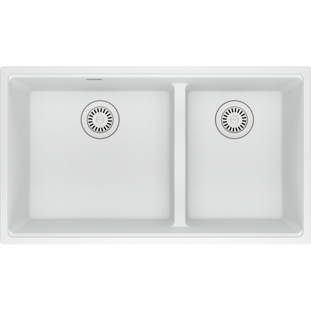 Franke Maris — Tarja Bajocubierta 33″ de Fragranite — Blanco Polar
