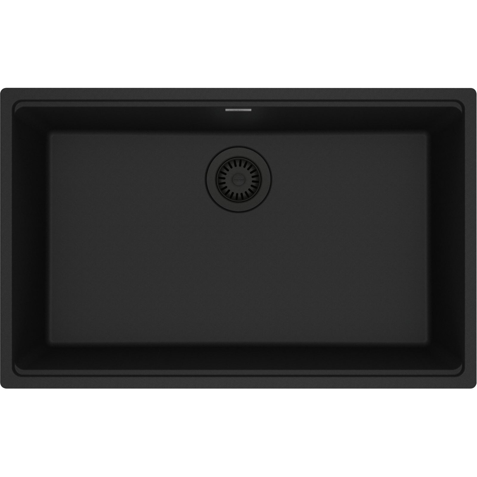 Franke Maris — Tarja Bajocubierta 30.5″ de Fragranite — Negro Mate
