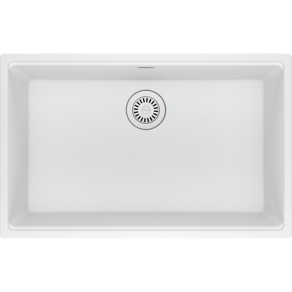 Franke Maris — Tarja Bajocubierta 30.5″ de Fragranite — Blanco Polar