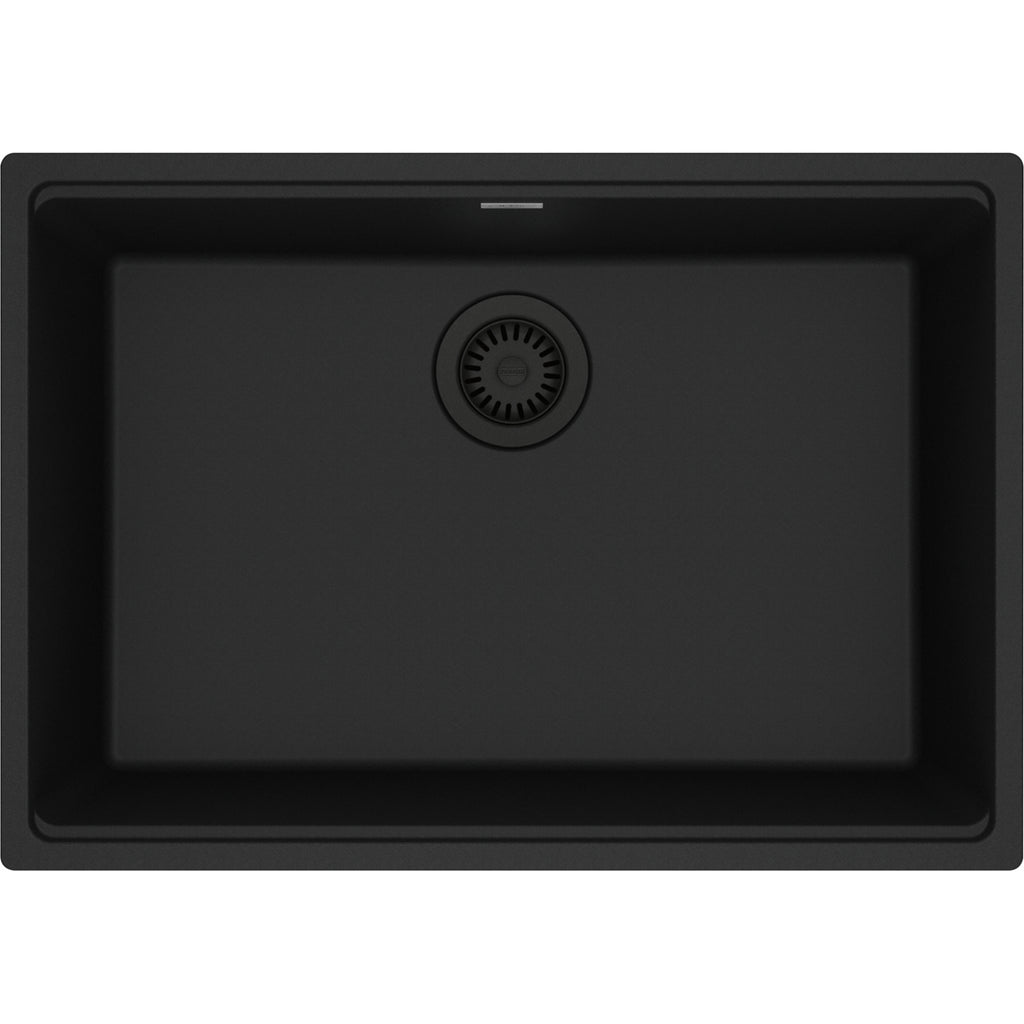Franke Maris — Tarja Bajocubierta 27.5″ de Fragranite — Negro Mate