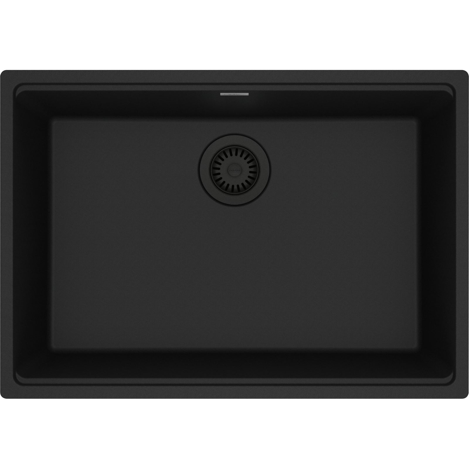 Franke Maris — Tarja Bajocubierta 27.5″ de Fragranite — Negro Mate
