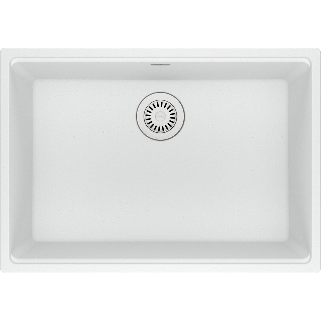 Franke Maris — Tarja Bajocubierta 27.5″ de Fragranite — Blanco Polar