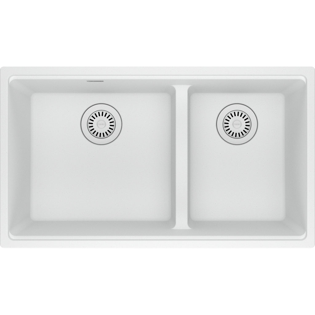 Franke Maris — Tarja Bajocubierta 31.5″ de Fragranite — Blanco Polar
