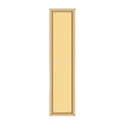 Deltana Placa de Empuje con Marco de Uso Rudo 3-1/2" x 15"