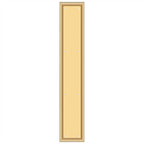 Deltana Placa de Empuje con Marco de Uso Rudo 3-1/2" x 20"