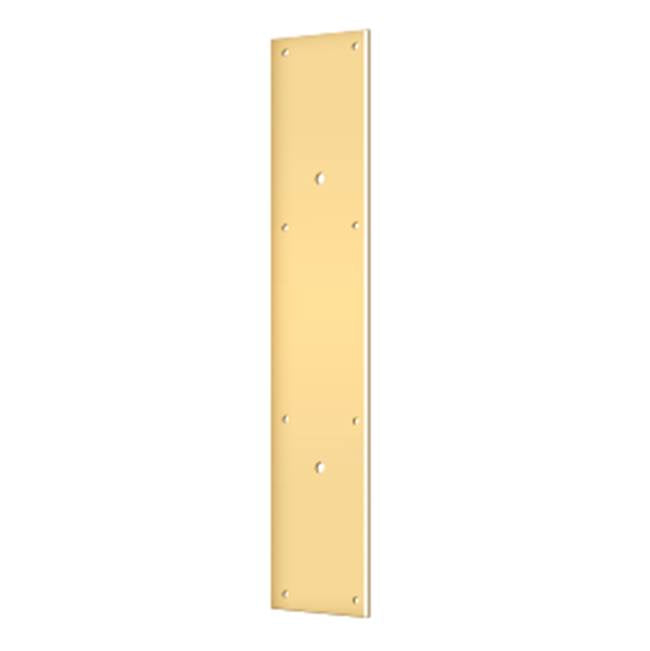 Deltana Placa de Empuje con Jaladera 3-1/2" x 20"