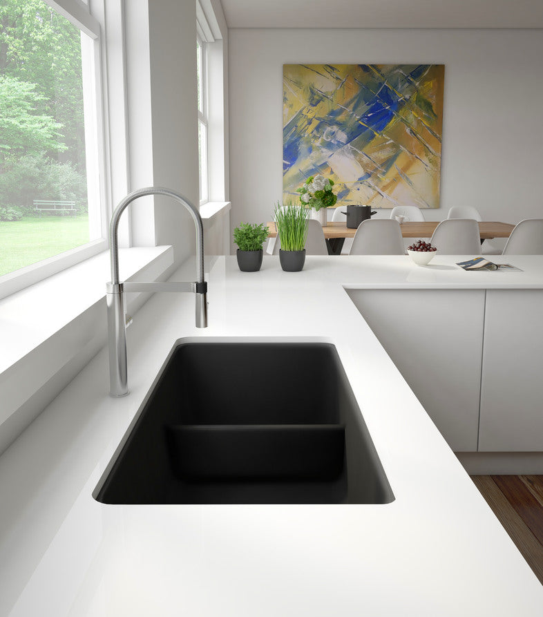 Blanco Precis Reversible 1-3/4 Low Divide — Tarja de Silgranit