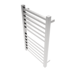 Quadro Q2132 Toallero Calefactor Cableado en Níquel Satinado